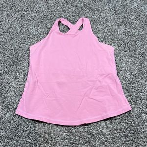 Lululemon Crossover Tank Top Womens Athletic Pink Size 12